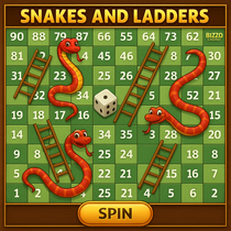 Bizzo - Snakes and Ladders Game - Casino Board Games